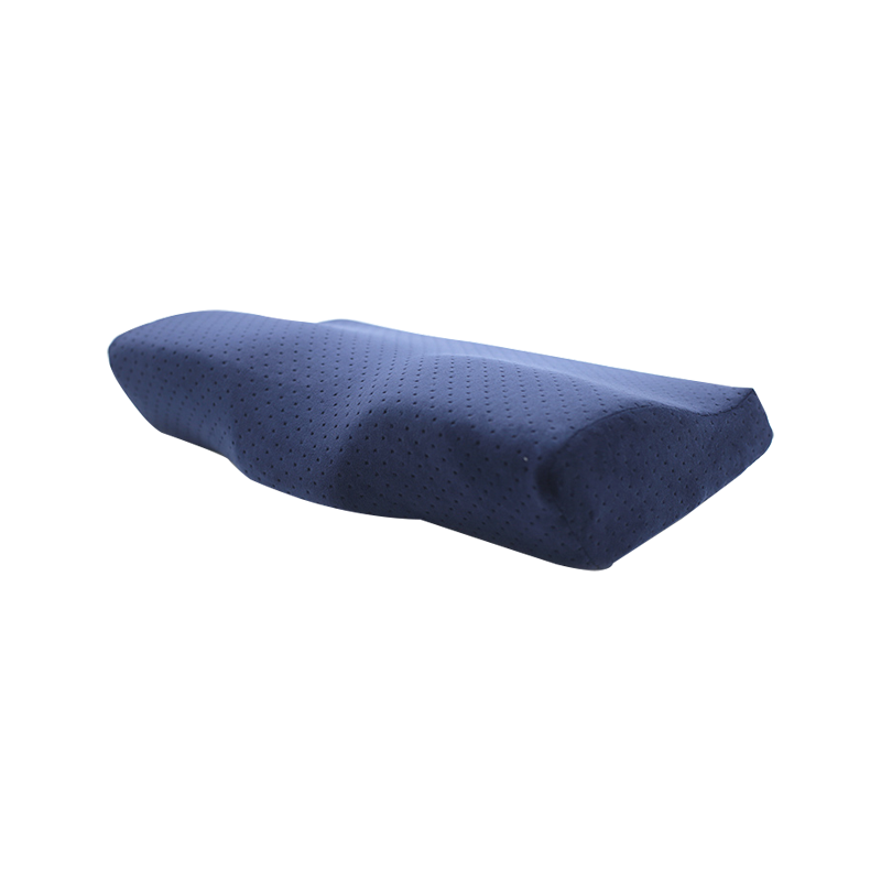 Amazon Hot Sell Contour Memory Foam Vankúš na krk Ergonomický cervikálny vankúš na bolesť krku Vankúš na spanie na spanie 100% polyester