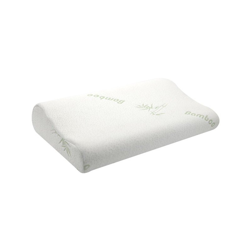 Amazon Hot Sale pohodlný vankúš na podporu krku ortopedický hypoalergénny zdravý bambusový vankúš z pamäťovej peny Anti-Snore